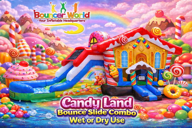 CANDY LAND BOUNCE SLIDE COMBO