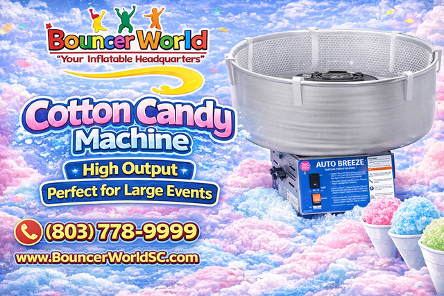 COTTON CANDY MACHINE - HIGH OUTPUT MACHINE