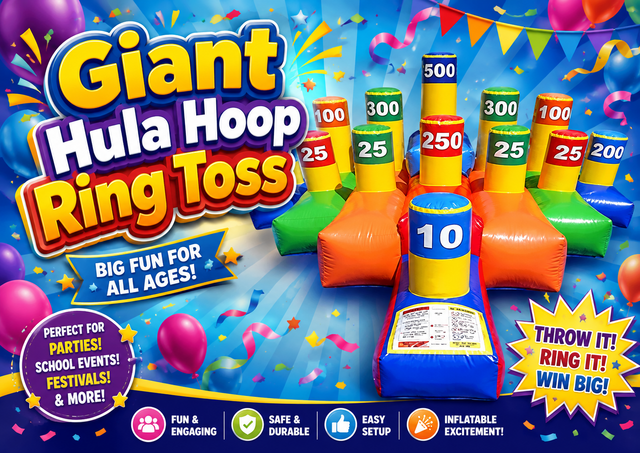 HULA HOOP RING TOSS GAME