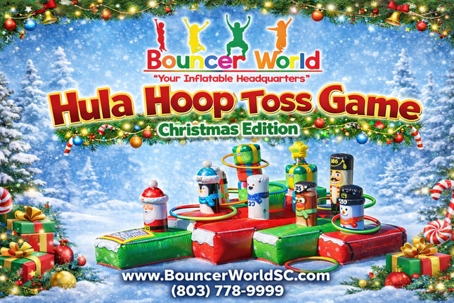 CHRISTMAS HULA HOOP TOSS