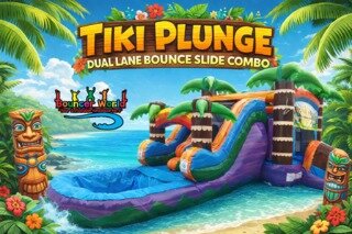 TIKI PLUNGE DUAL LANE COMBO W/ POOL
