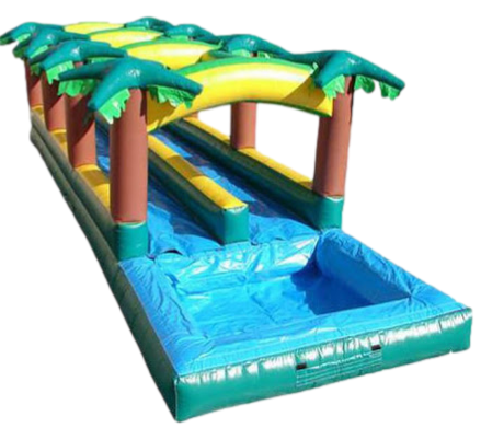 32FT TROPICAL SLIP-N-DIP DUAL LANE W/ POOL