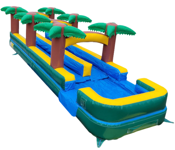 32FT TROPICAL SLIP-N-DIP DUAL LANE W/ POOL