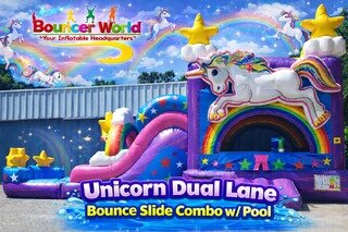 UNICORN DUAL LANE COMBO W/ POOL