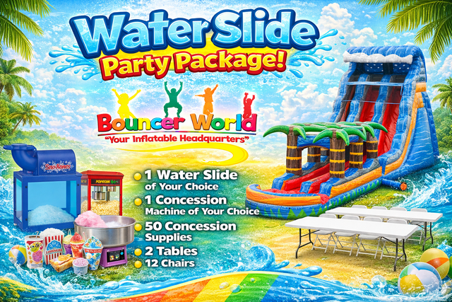 1 WATER SLIDE PARTY PACKAGE