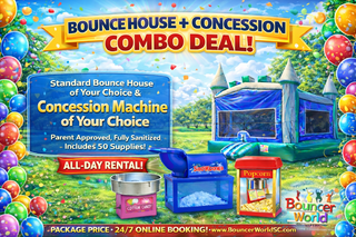 Bounce + Concession Party Package