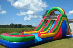 15' ROCK CLIMB DUAL LANE SLIDE W/ POOL 15' ROCK CLIMB DUAL LANE SLIDE W/ POOL