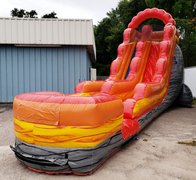 18' VOLCANO SLIDE WET/DRY 18' VOLCANO SLIDE WET/DRY