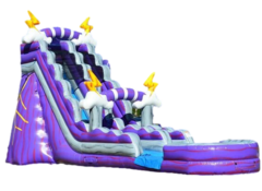 20' PURPLE THUNDER SLIDE W/ POOL