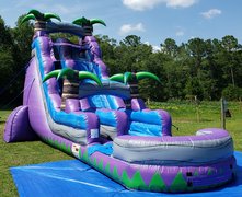 22' PURPLE PARADISE SLIDE W/ POOL 22' PURPLE PARADISE SLIDE W/ POOL