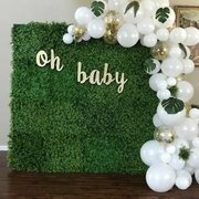 GRASSWALL BACKDROP - 8 x 8Price Does Not Include Decor Pictured