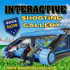 SHOOTING GALLERY GAME<br>INTERACTIVE PLAY SYSTEM