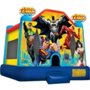 JUSTICE LEAGUE BOUNCE HOUSE