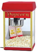 POPCORN MACHINE<br><font color = red>INCLUDES SUPPLIES FOR 50 GUESTS</font>