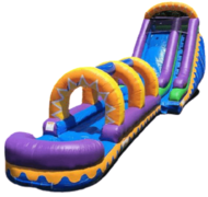 60' LONG SUNRISE SLIDE W/ SLIP-N-SLIDE EXTENSION<br><font color =blue><strike>Orig. Price: $458</strike><font color =black>