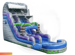 NEW 18’ single lane WATERSLIDE