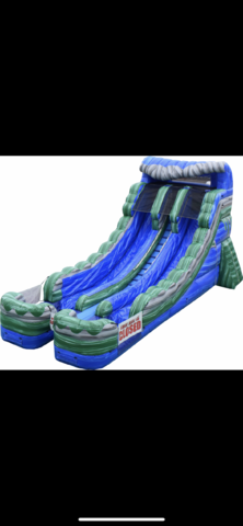 Dual lane 18FT Waterslide