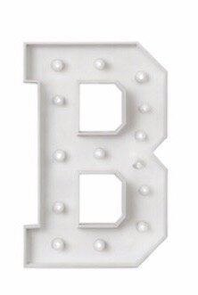Marquee Letters B