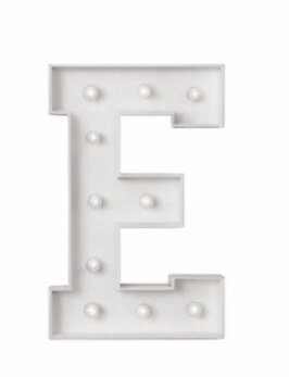 Marquee Letters E