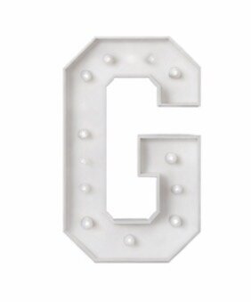 Marquee Letters G