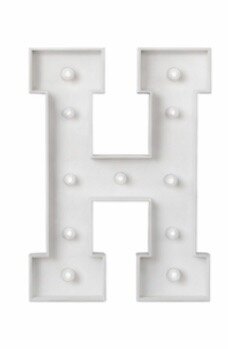 Marquee Letters H