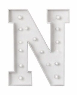 Marquee Letters N