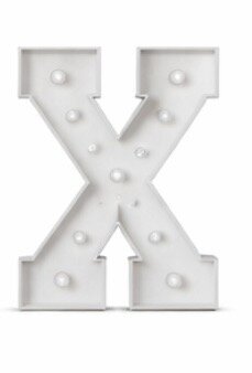 Marquee Letters X