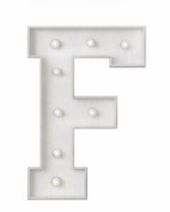 Marquee Letters F