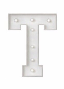 Marquee Letters T