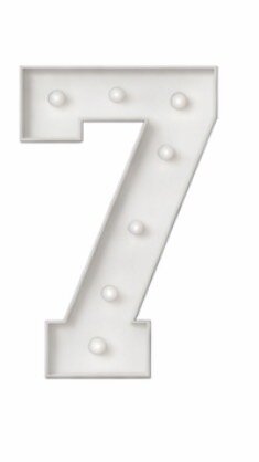 Marquee Numbers 7