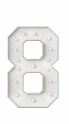 Marquee Numbers 8