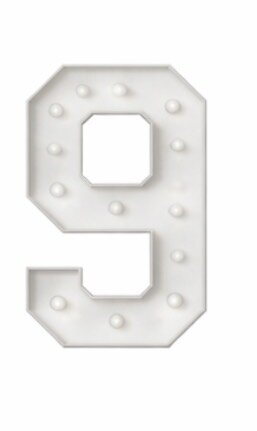 Marquee Numbers 9