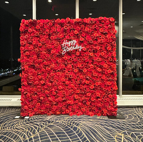 Red Rose Wall 