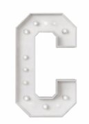 Marquee Letters C