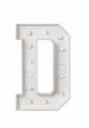 Marquee Letters D