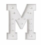 Marquee Letters M