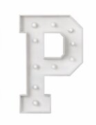 Marquee Letters P