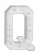 Marquee Letters Q