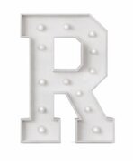 Marquee Letters R