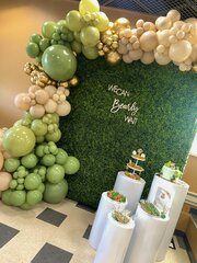 Faux Greenery Backdrop