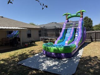 15’ Purple Tropical Water Slide