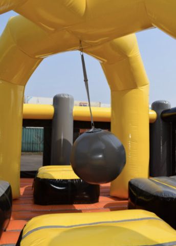 Wrecking Ball Inflatable Game Rental Dallas TX - Bounce Universe 
