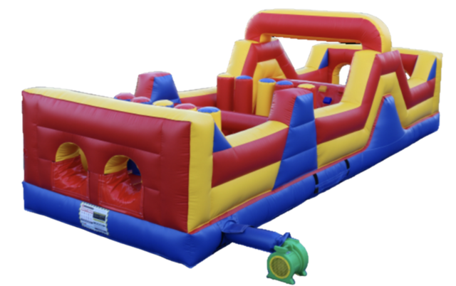 Neutral Colors Obstacle Course Rental Dallas TX
