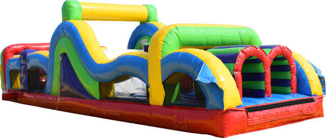 40 Feet Retro Obstacle Course Rental Dallas TX 