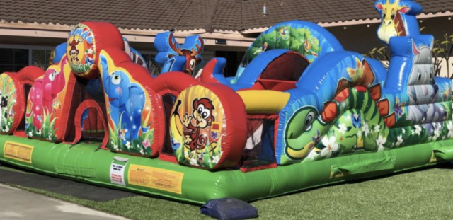 Animal Kingdom Bounce House Rental Dallas TX