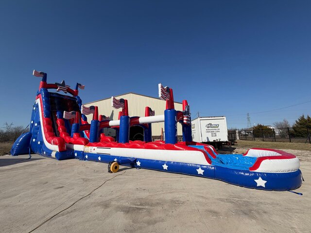 Water Slide Rental in Dallas TX by Bounce Universe 