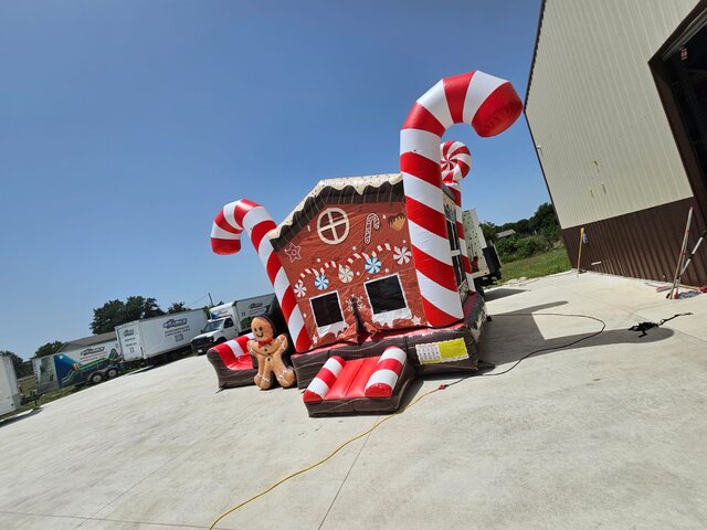 Christmas theme inflatables near me