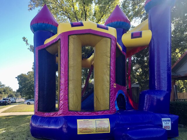 Girl Bounce House with Slide in Dallas TX