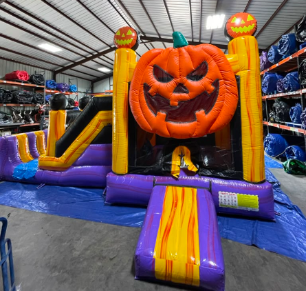 Pumpking Bounce House Rental in Dallas TX 