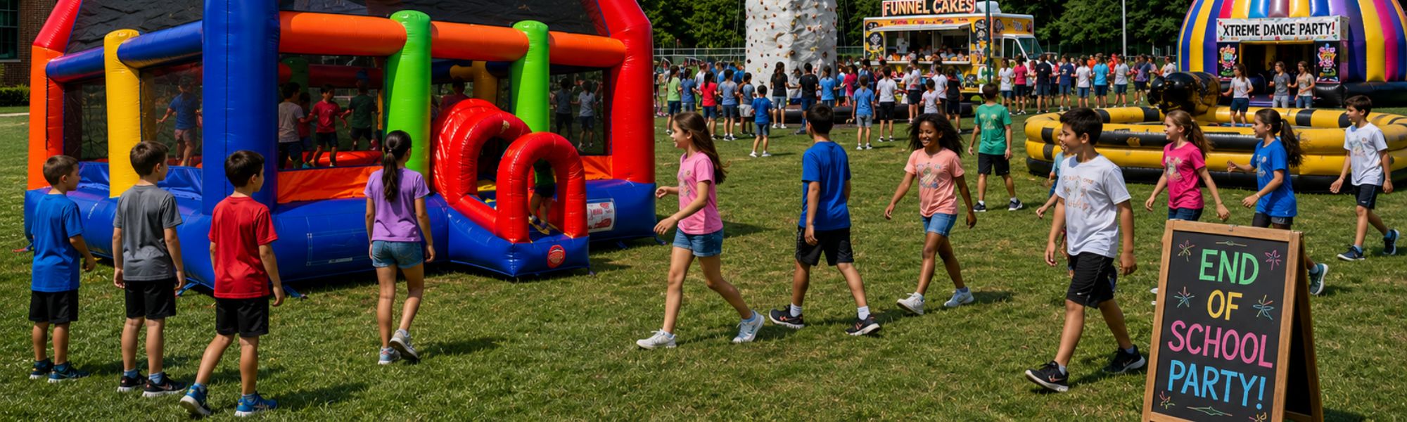 Bounce House for End of School Event